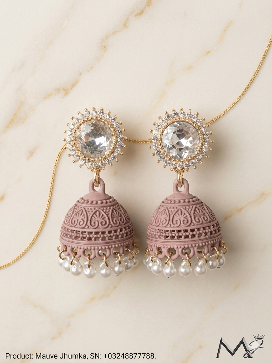 Nooré Jewels Radiant Jhumka Earrings