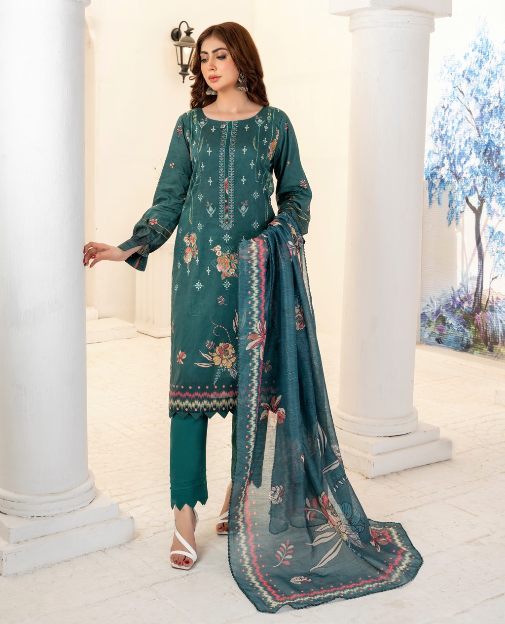 Digital Print Lawn with Fancy Duppata Collection